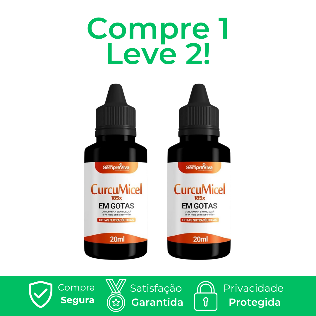 Curcumicel 185x - A Revolução da Cúrcuma Líquida Anti-Inflamatória