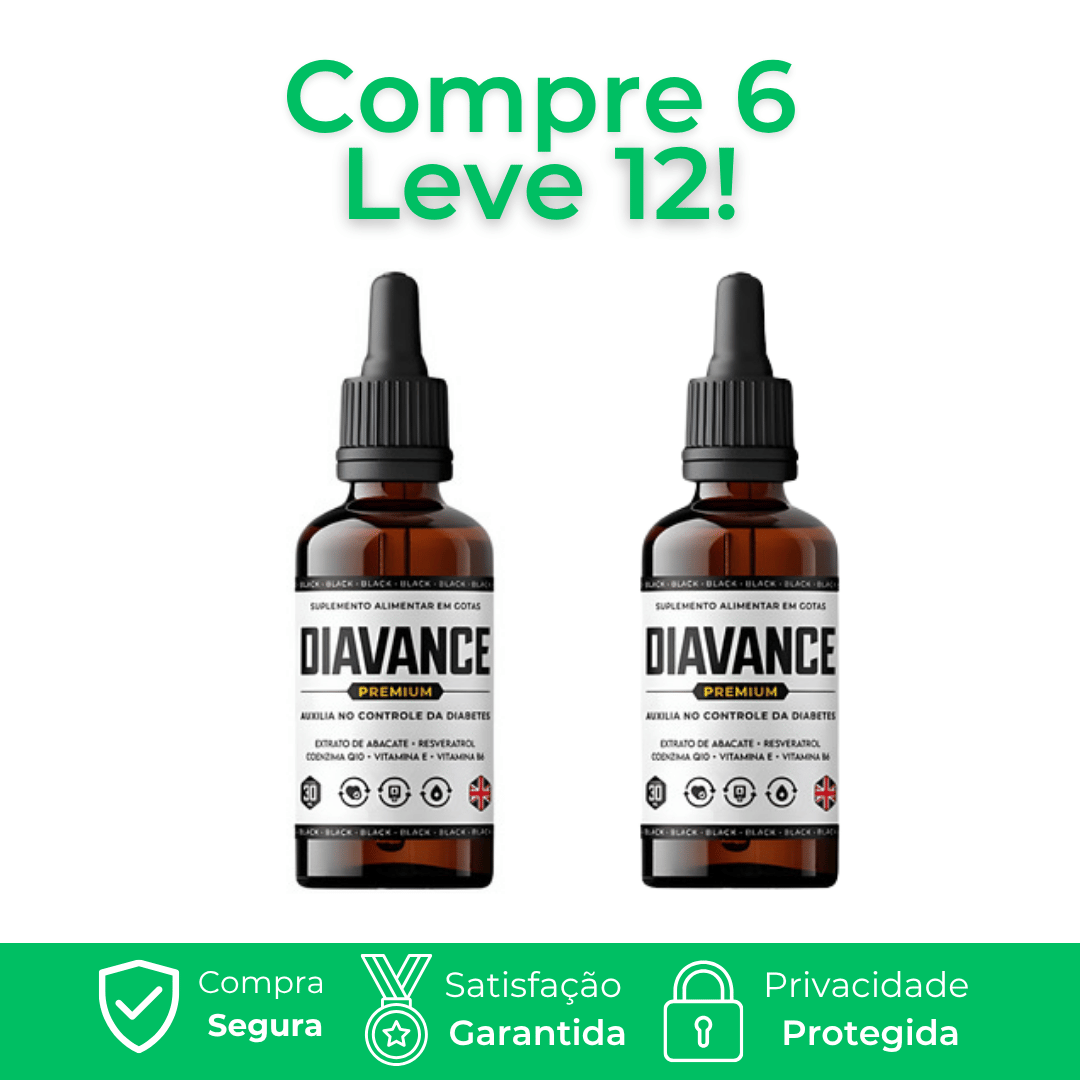 Diavance - Apoio Natural para Auxiliar no Controle da Glicose